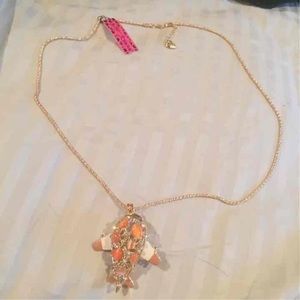 Betsey Johnson Airplane necklace